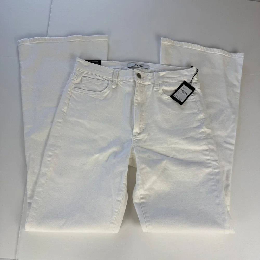 Joes Jeans Womens High Rise Flare‎ White Denim Pants Size 30 NWT NEW